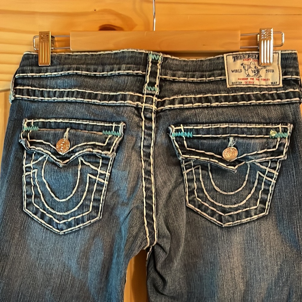 True Religion skinny flap jeans - Picture 3 of 14
